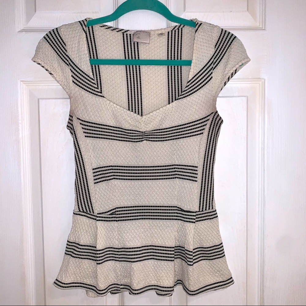 Anthropologie Peplum Top
